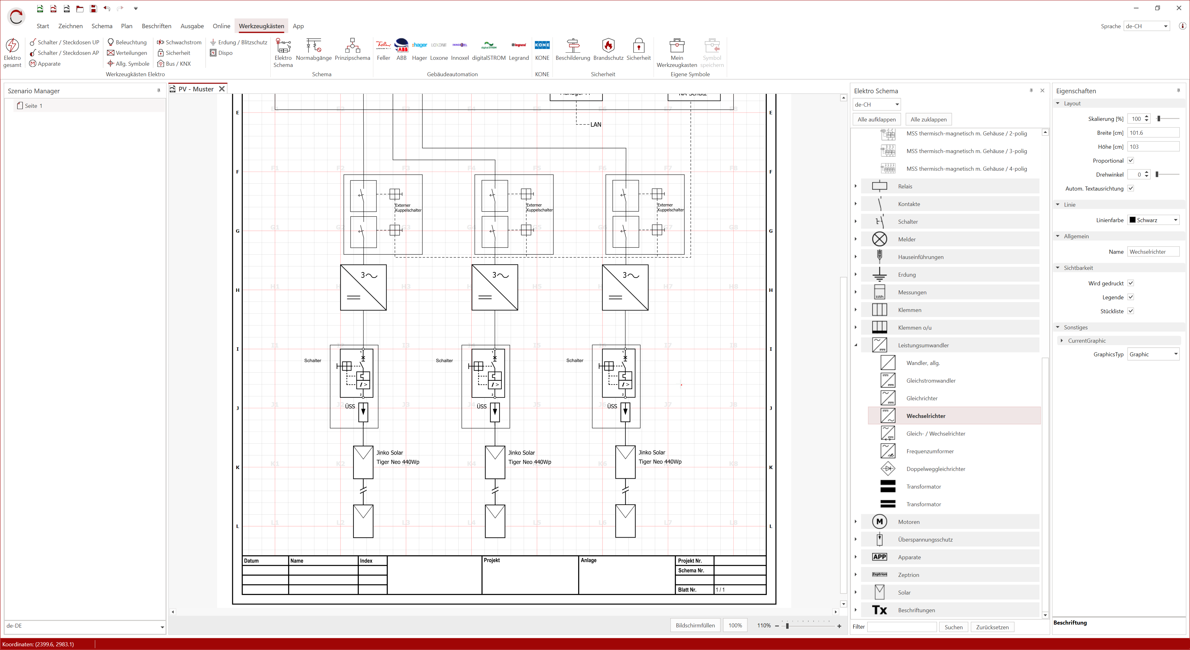 RED CAD Schema n Elektro