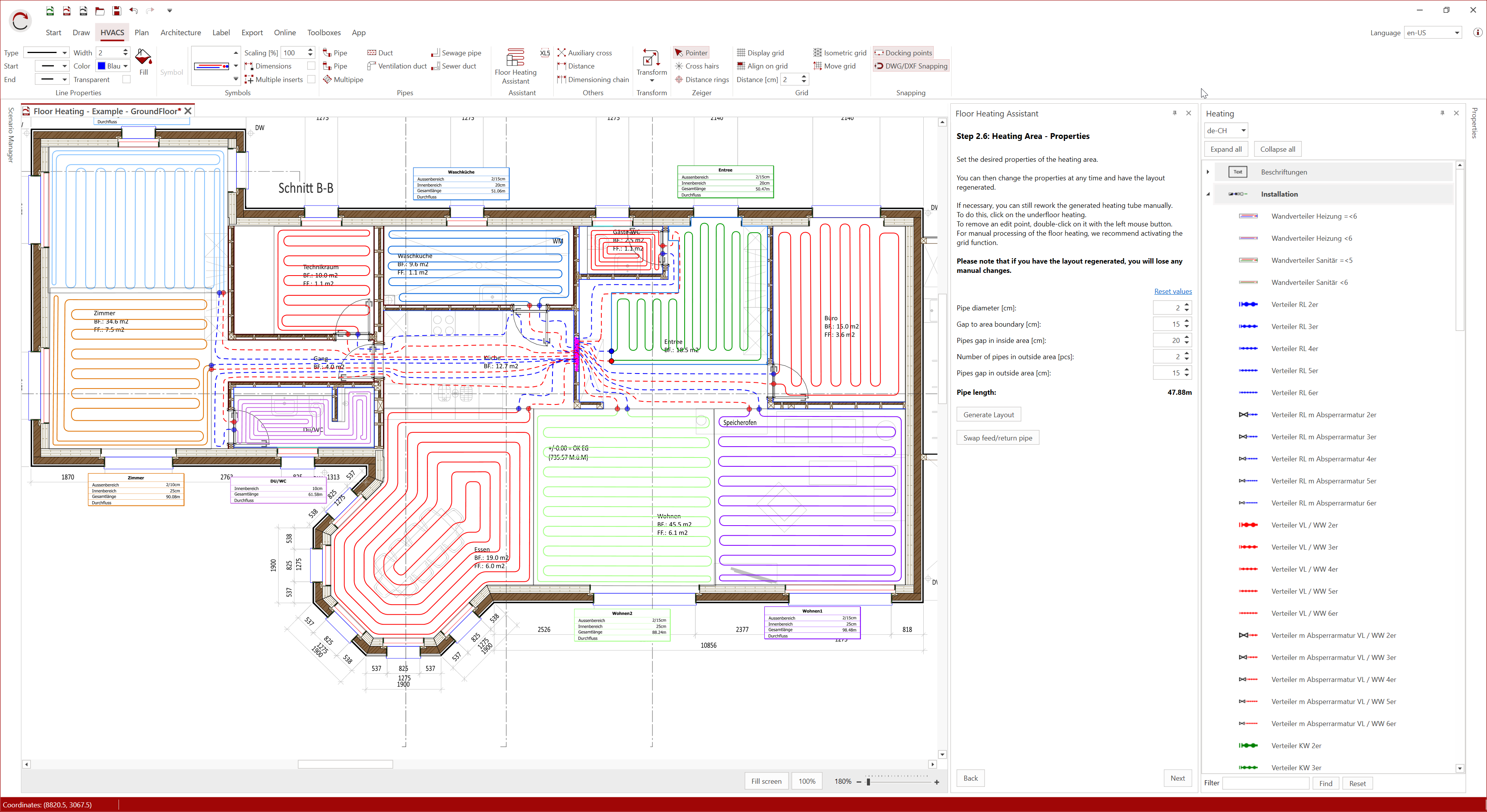 RED CAD CAD for the trade. Professional tool for creating installation ...