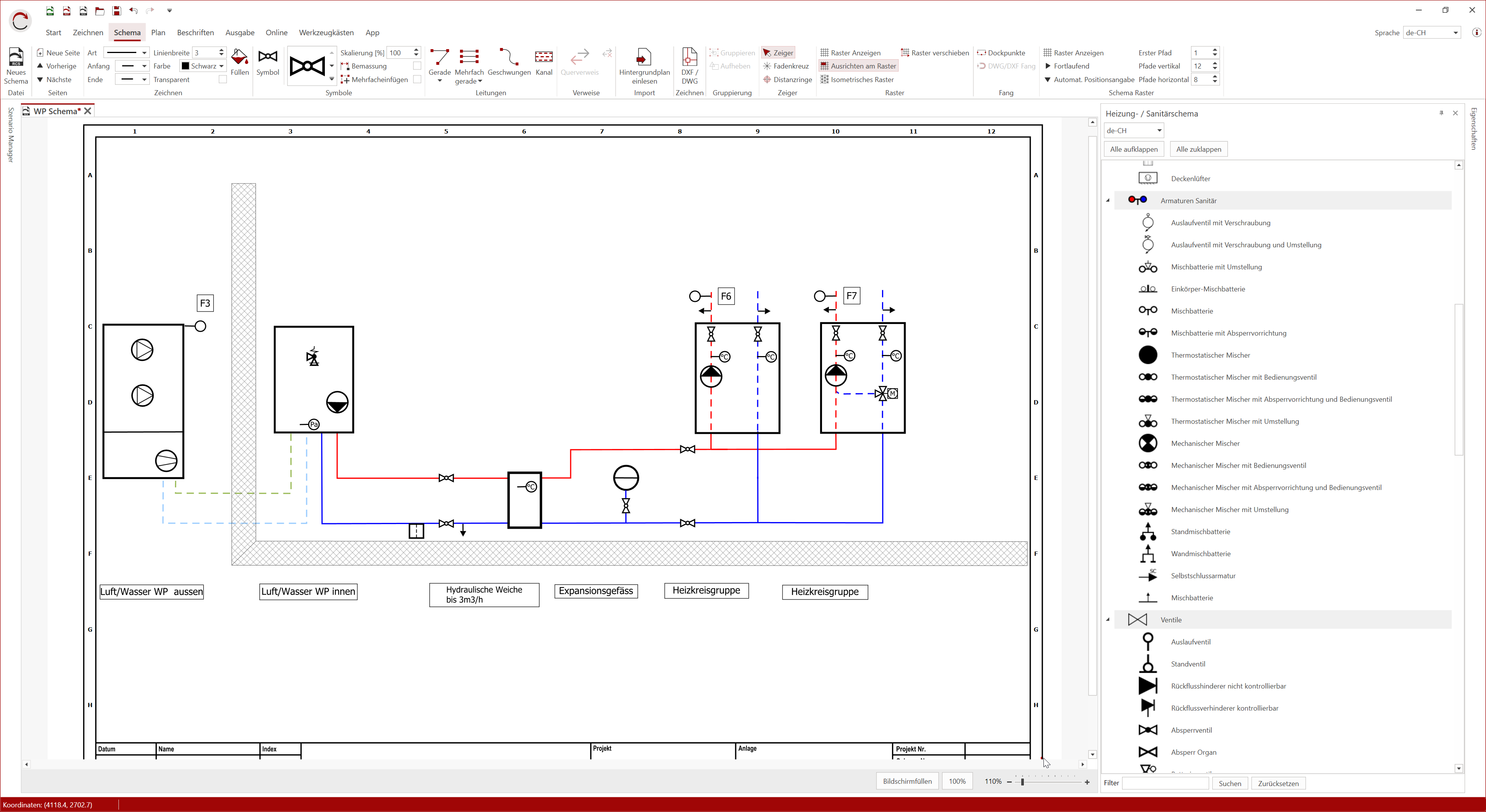 RED CAD Schema HKLS